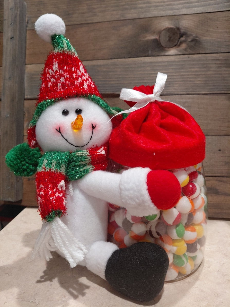 Freeze Dried Snowman Skittle Plushie